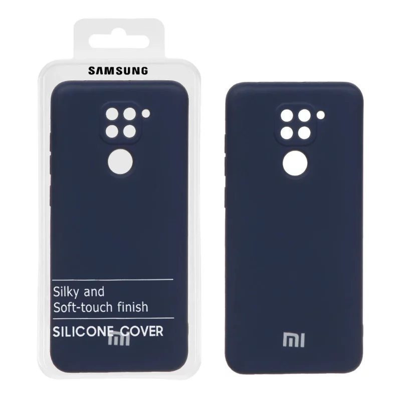 قاب نیو سیلیکون محافظ لنزدار RFF مدل Xiaomi Redmi Note 9 / Redmi 10X 5G / Redmi 10X Pro 5G - سرمه ای (پک دار) - تصویر 2