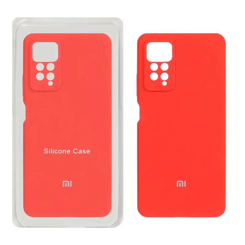 قاب سیلیکونی پاک کنی اورجینال Xiaomi Redmi Note 11 Pro 4G/ Redmi Note 11 Pro 5G/ Redmi Note 11E Pro - قرمز کد 1 (پک اصلی) - تصویر 2