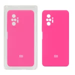 قاب سیلیکونی پاک کنی محافظ لنزدار اورجینال Xiaomi Redmi Note 10 Pro 4G / Redmi Note 10 Pro Max - صورتی فانتزی (پک اصلی)