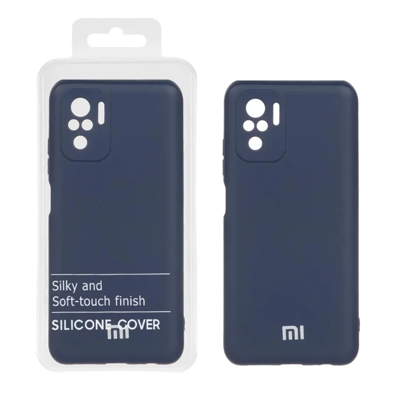 قاب نیو سیلیکون محافظ لنزدار RFF مدل Xiaomi Redmi Note 10 4G / Redmi Note 10S / Poco M5S - سرمه ای (پک دار) - تصویر 2