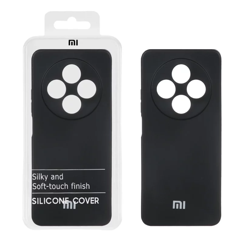 قاب نیو سیلیکون محافظ لنزدار RFF مدل Xiaomi Redmi 14C / Redmi A4 / Poco C75 - مشکی (پک دار) - تصویر 2