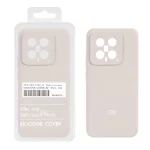 قاب سیلیکونی پاک کنی اورجینال درجه یک Xiaomi Mi 14 - کرم (پک دار)