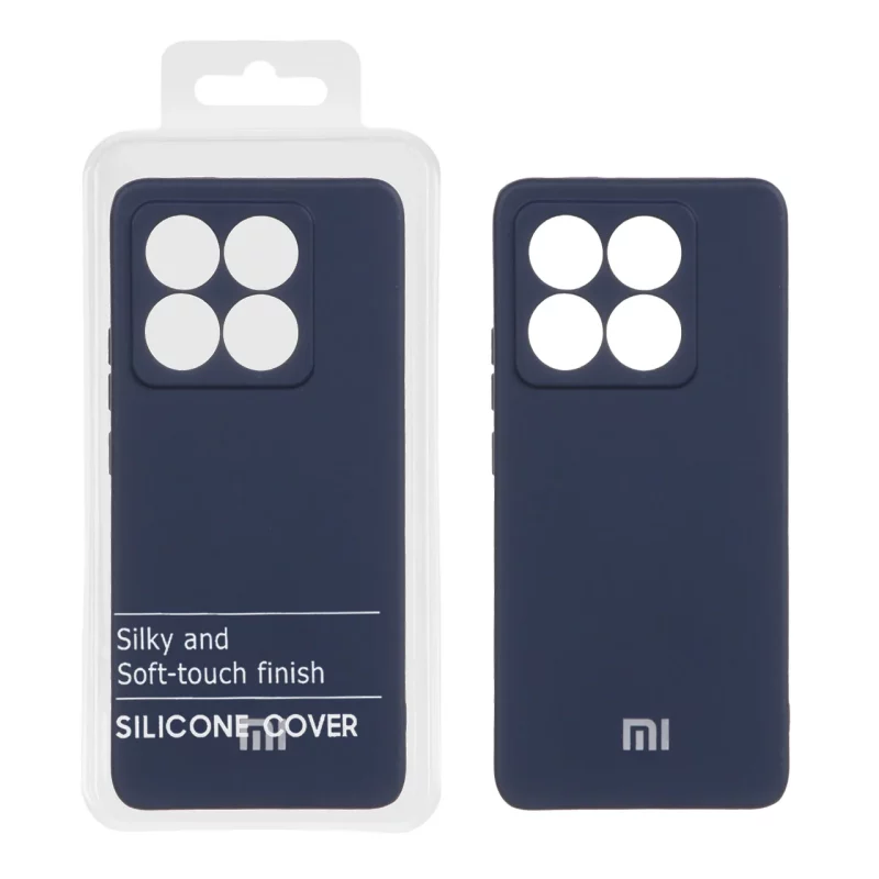 قاب نیو سیلیکون محافظ لنزدار RFF مدل Xiaomi 14T / 14T Pro - سرمه ای (پک دار) - تصویر 2