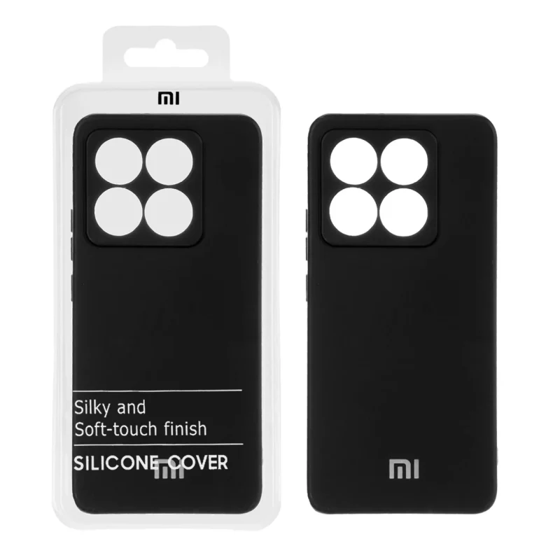قاب نیو سیلیکون محافظ لنزدار RFF مدل Xiaomi 14T / 14T Pro - مشکی (پک دار) - تصویر 2