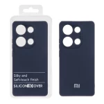 قاب نیو سیلیکون محافظ لنزدار RFF مدل Xiaomi Redmi Note 14S / Note 13 Pro 4G / M6 Pro 4G - سرمه ای (پک دار)