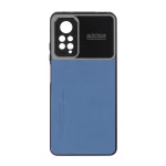 قاب Auto Focus طرح چرم Xiaomi Redmi Note 12 Pro 4G / Redmi Note 11 Pro - آبی