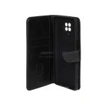 کیف چرمی موبایل مگنتی محافظ لنزدار Xiaomi Redmi Note 9S / Redmi Note 9 Pro / Redmi Note 9 Pro Max - مشکی - تصویر 3
