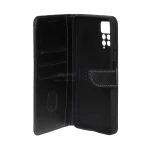 کیف چرمی موبایل مگنتی محافظ لنزدار Xiaomi Redmi Note 12 Pro 4G / Redmi Note 11 Pro 4G - مشکی - تصویر 3