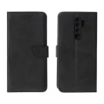 کیف چرمی موبایل مگنتی محافظ لنزدار Xiaomi Redmi Note 8 Pro - مشکی