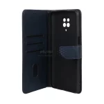 کیف چرمی موبایل مگنتی محافظ لنزدار Xiaomi Redmi Note 9S / Redmi Note 9 Pro / Redmi Note 9 Pro Max - سرمه ای - تصویر 3
