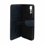 کیف چرمی موبایل مگنتی محافظ لنزدار Xiaomi Redmi Note 12 Pro 4G / Redmi Note 11 Pro - سرمه ای - تصویر 3