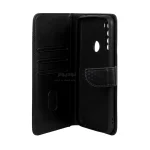 کیف چرمی موبایل مگنتی محافظ لنزدار Xiaomi Redmi Note 8 - مشکی - تصویر 3