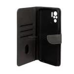 کیف چرمی موبایل مگنتی محافظ لنزدار Xiaomi Redmi Note 10 4G / Redmi Note 10S / Poco M5S - خاکستری - تصویر 3