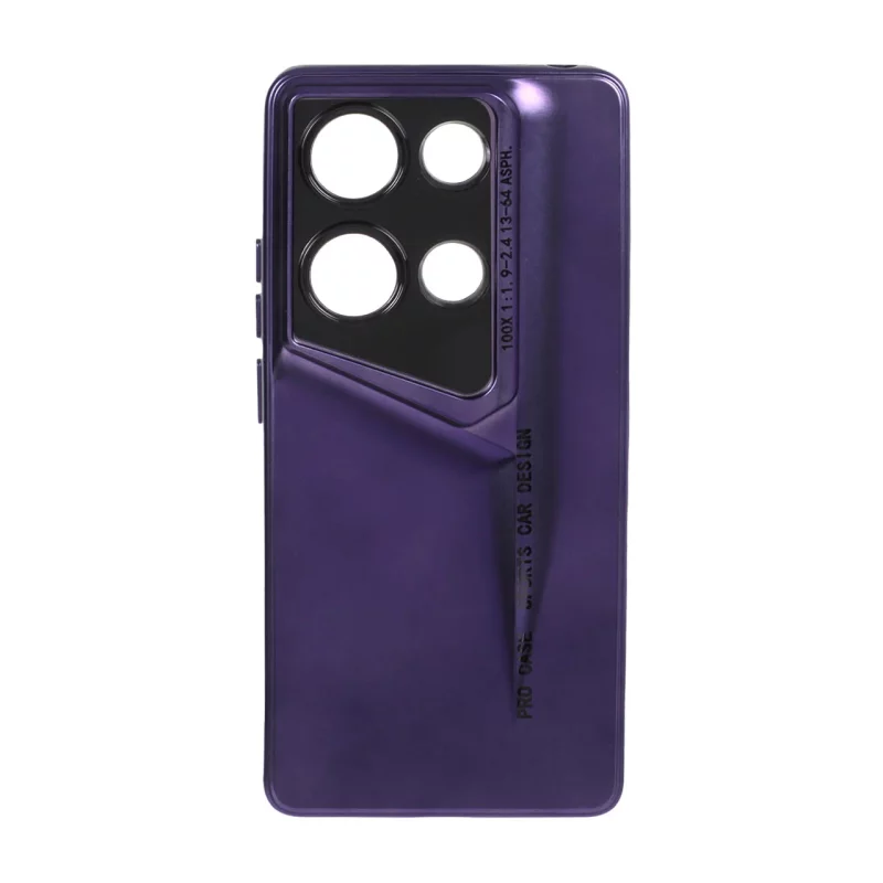 قاب Sports Design متالیک Xiaomi Redmi Note 14S / Note 13 Pro 4G / M6 Pro 4G - بنفش - تصویر 2