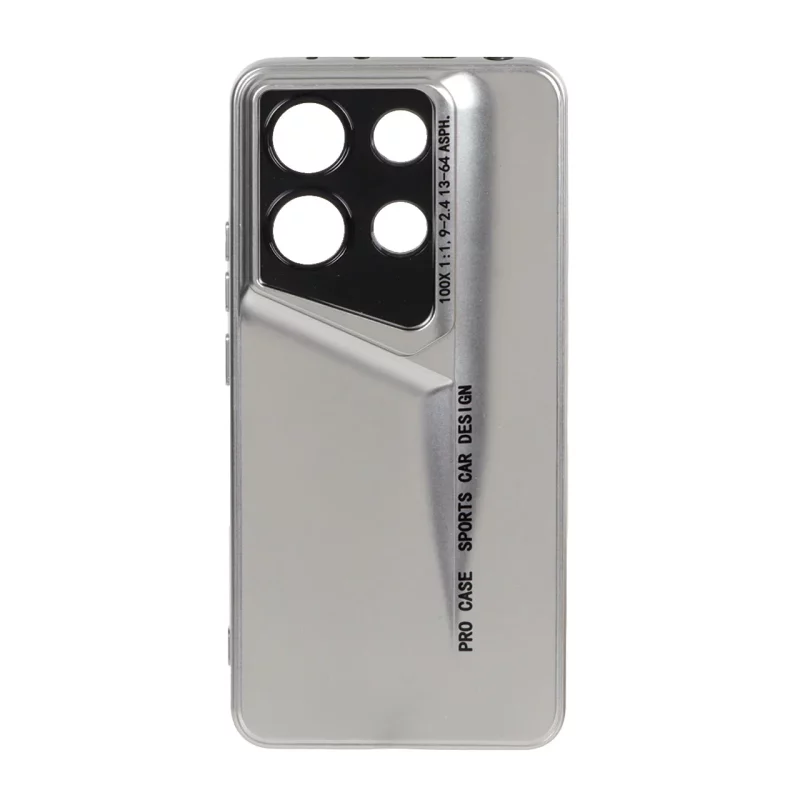 قاب Sports Design متالیک Xiaomi Redmi Note 13 4G - نقره ای - تصویر 2