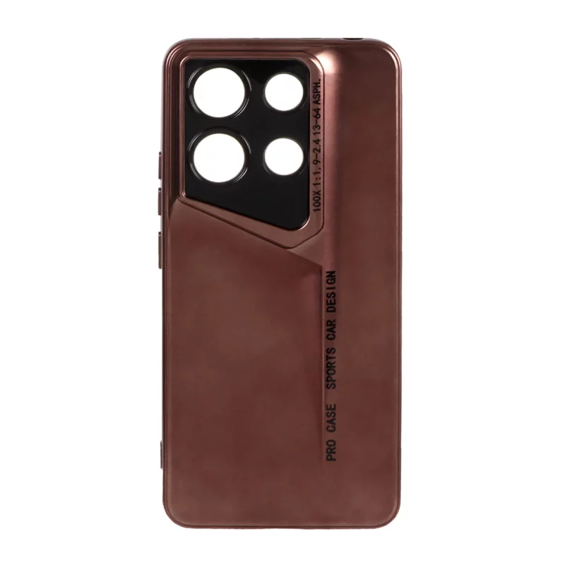 قاب Sports Design متالیک Xiaomi Redmi Note 13 4G - مسی - تصویر 2