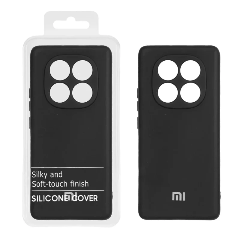 قاب نیو سیلیکون محافظ لنزدار RFF مدل Xiaomi Redmi Note 14 Pro 5G / Redmi Note 14 Pro Plus 5G / Poco X7 5G - مشکی (پک دار) - تصویر 2