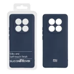 قاب نیو سیلیکون محافظ لنزدار RFF مدل Xiaomi Redmi Note 14 Pro 5G / Redmi Note 14 Pro Plus 5G / Poco X7 5G - سرمه ای (پک دار)