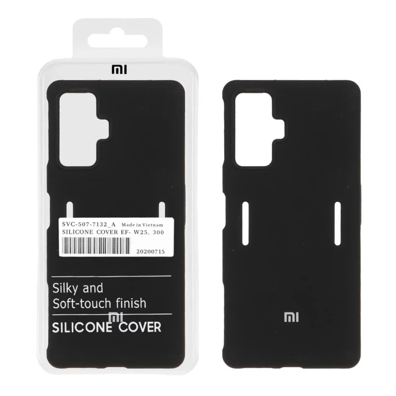 قاب سیلیکونی پاک کنی اورجینال درجه یک Xiaomi Poco F4 GT / Redmi K50 Gaming - مشکی (پک دار) - تصویر 2