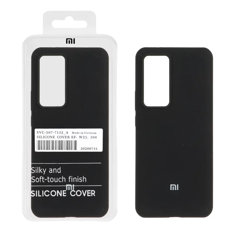 قاب سیلیکونی پاک کنی اورجینال درجه یک Xiaomi Mi 12T / Mi 12T Pro / Redmi K50 - مشکی (پک دار) - تصویر 2