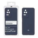 قاب سیلیکونی پاک کنی اورجینال درجه یک Xiaomi Poco F4 / K30S - سرمه ای (پک دار)
