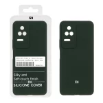 قاب سیلیکونی پاک کنی اورجینال درجه یک Xiaomi Poco F4 / K30S - سبز تیره (پک دار)