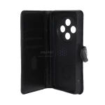 کیف موبایل چرمی مگنتی محافظ لنزدار Xiaomi Redmi 14C / Redmi A4 / Poco C75 - مشکی - تصویر 3