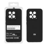 قاب سیلیکونی پاک کنی اورجینال درجه یک Xiaomi Mi 14 - مشکی (پک دار)