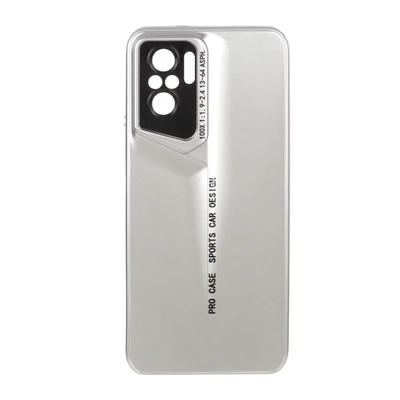 قاب Sports Design متالیک Xiaomi Redmi Note 10 4G / Redmi Note 10S / Poco M5S - نقره ای - تصویر 2