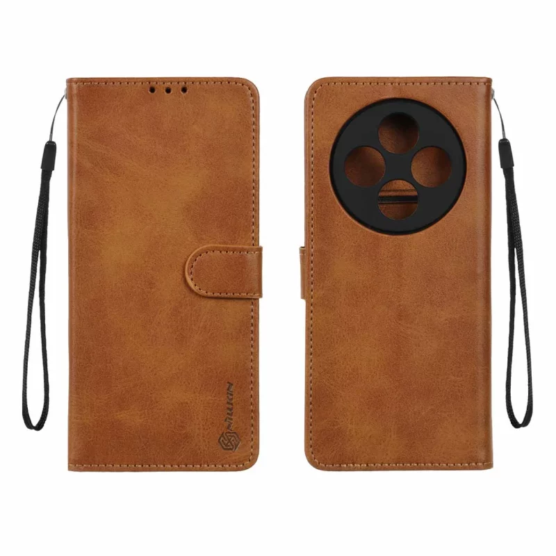 کیف موبایل مگنتی Nillkin مدل Xiaomi Redmi 14C / Redmi A4 / Poco C75 - عسلی - تصویر 2