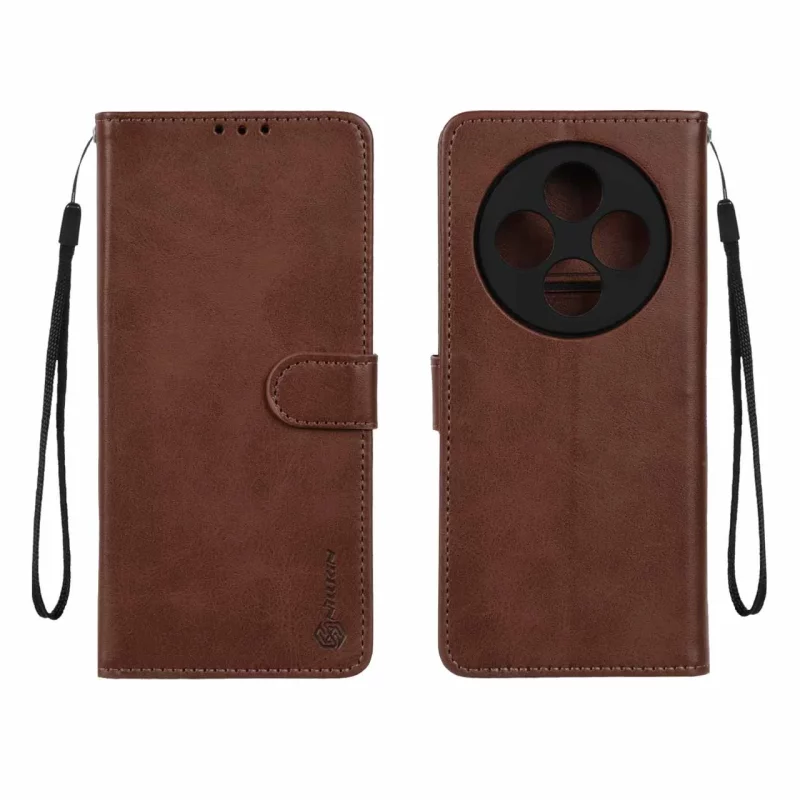 کیف موبایل مگنتی Nillkin مدل Xiaomi Redmi 14C / Redmi A4 / Poco C75 - قهوه ای - تصویر 2