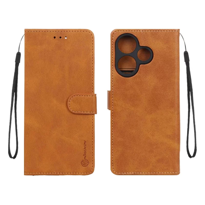 کیف موبایل مگنتی Nillkin مدل Xiaomi Redmi 13X / Redmi 13 4G / Poco M6 4G - عسلی - تصویر 2