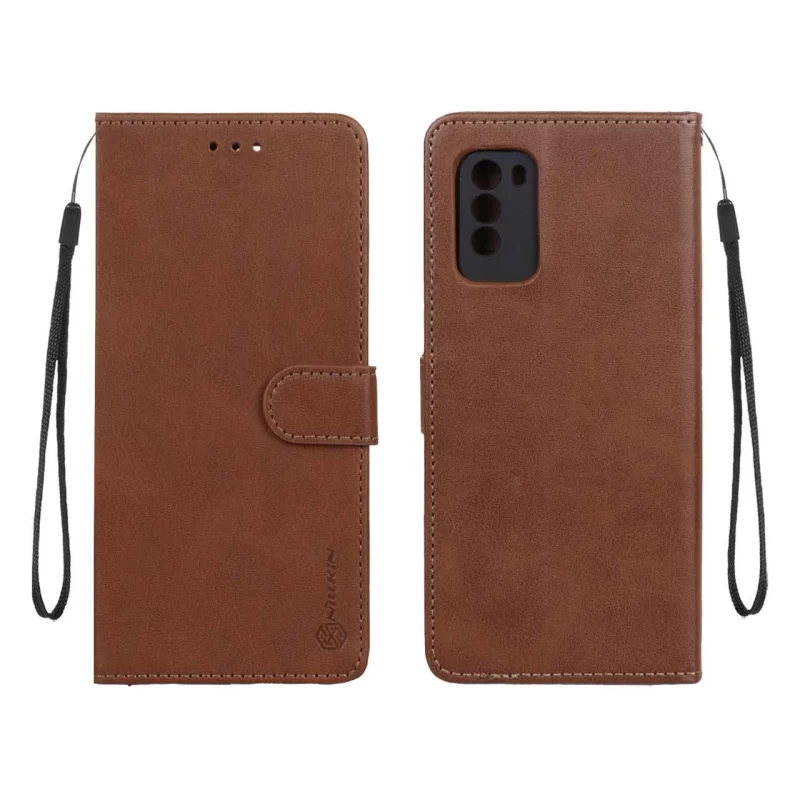 کیف موبایل مگنتی Nillkin مدل Xiaomi Poco M3 - قهوه ای - تصویر 2