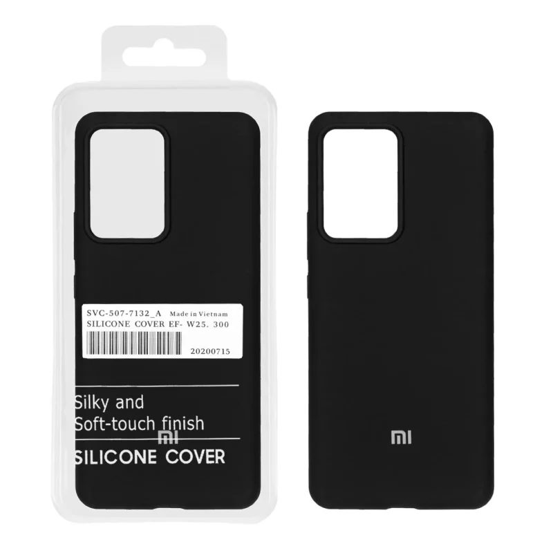 قاب سیلیکونی پاک کنی اورجینال درجه یک Xiaomi Mi 13 Lite - مشکی (پک دار) - تصویر 2