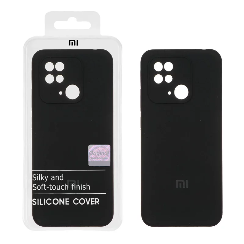 قاب سیلیکونی پاک کنی اورجینال Master Quality مدل Xiaomi Redmi 10C / Redmi 10 Power / Poco C40 - مشکی (پک دار) - تصویر 2