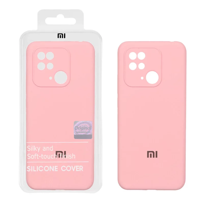 قاب سیلیکونی پاک کنی اورجینال Master Quality مدل Xiaomi Redmi 10C / Redmi 10 Power / Poco C40 - صورتی (پک دار) - تصویر 2