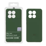 قاب سیلیکونی پاک کنی اورجینال Master Quality مدل Xiaomi Poco X6 Pro 5G / Redmi K70E - سبز تیره (پک دار)