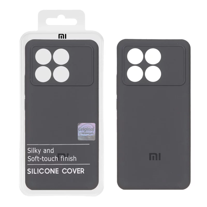 قاب سیلیکونی پاک کنی اورجینال Master Quality مدل Xiaomi Poco X6 Pro 5G / Redmi K70E - خاکستری (پک دار) - تصویر 2