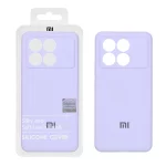 قاب سیلیکونی پاک کنی اورجینال Master Quality مدل Xiaomi Poco X6 Pro 5G / Redmi K70E - یاسی (پک دار)