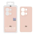 قاب سیلیکونی پاک کنی اورجینال Master Quality مدل Xiaomi Redmi Note 14S / Note 13 Pro 4G / M6 Pro 4G - کرم نارنجی (پک دار)