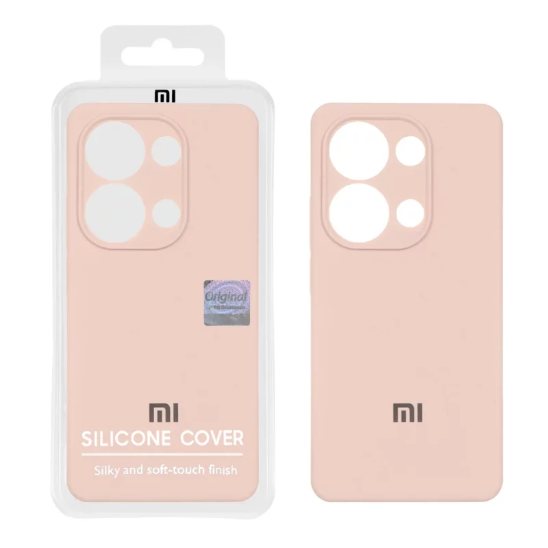 قاب سیلیکونی پاک کنی اورجینال Master Quality مدل Xiaomi Redmi Note 14S / Note 13 Pro 4G / M6 Pro 4G - کرم نارنجی (پک دار) - تصویر 2