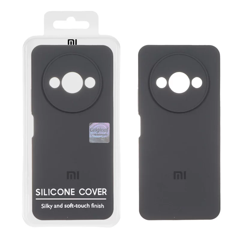 قاب سیلیکونی پاک کنی اورجینال Master Quality مدل Xiaomi Redmi A3 / A3x / Poco C61 - خاکستری (پک دار) - تصویر 2