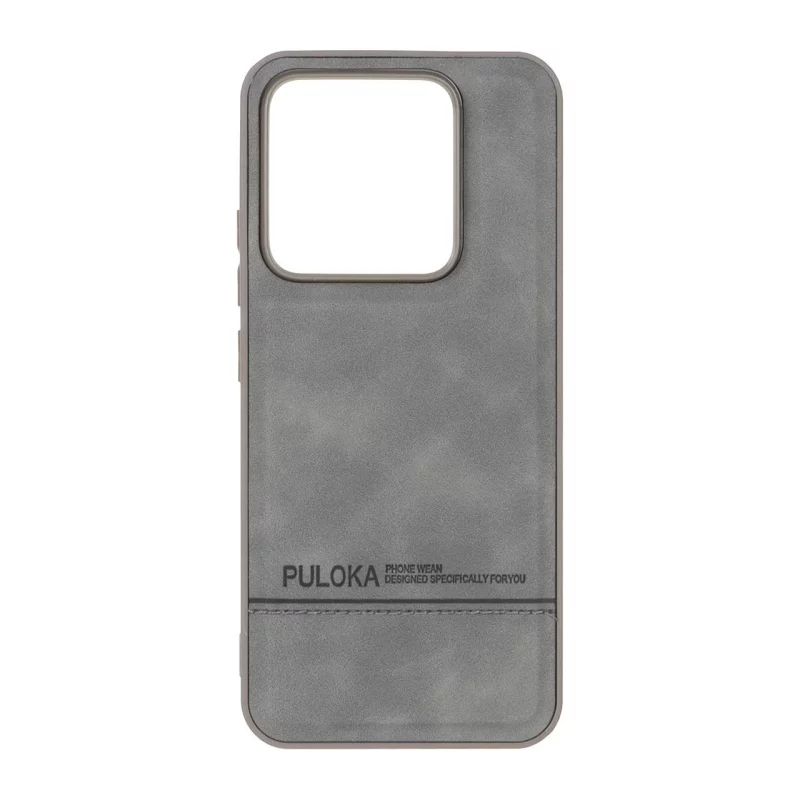 قاب Puloka طرح جیر دوخت دار مدل Xiaomi Mi 14 - خاکستری - تصویر 2