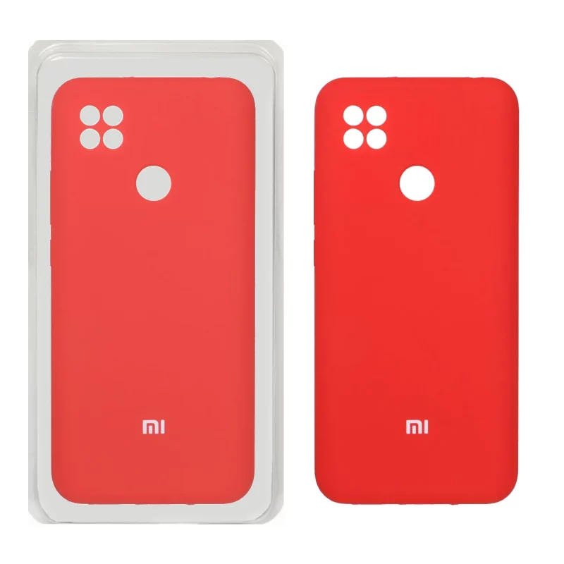 قاب سیلیکونی پاک کنی محافظ لنزدار اورجینال Xiaomi Redmi 10A / Redmi 9C / Poco C31 - قرمز (پک اصلی) - تصویر 2