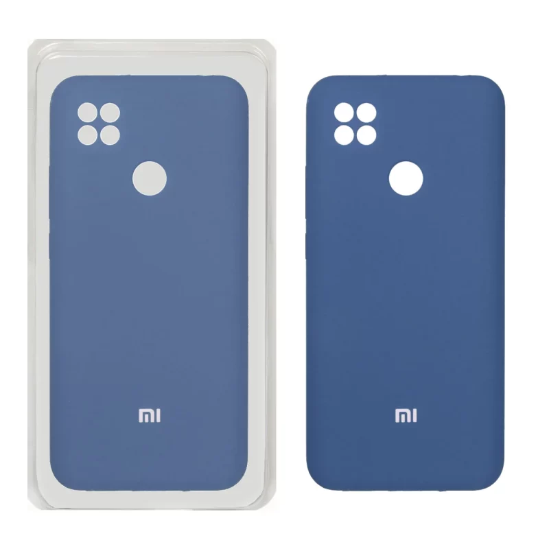 قاب سیلیکونی پاک کنی محافظ لنزدار اورجینال Xiaomi Redmi 10A / Redmi 9C / Poco C31 - آبی تیره (پک اصلی) - تصویر 2