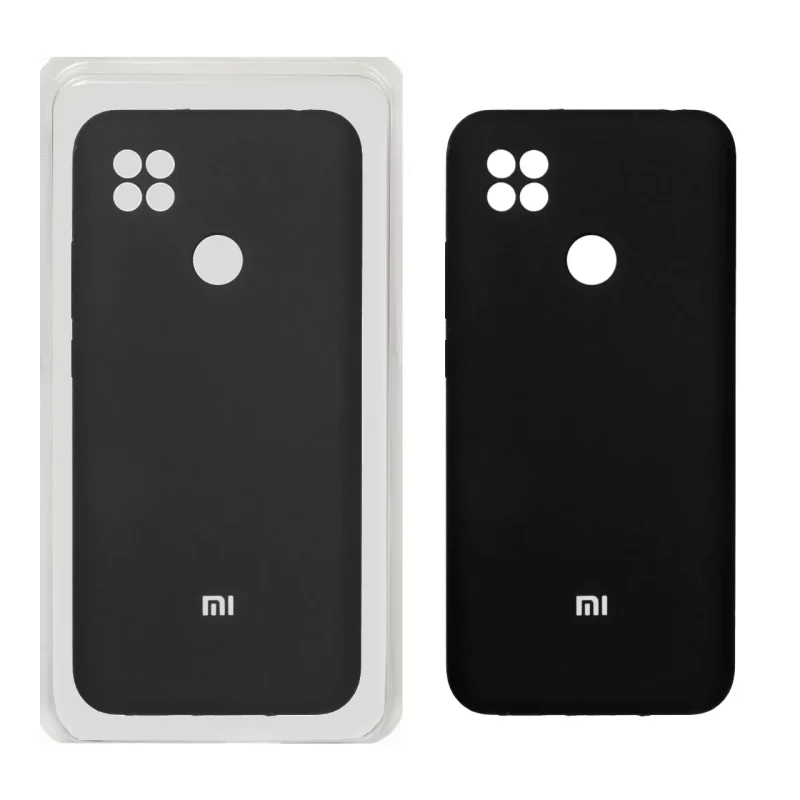 قاب سیلیکونی پاک کنی محافظ لنزدار اورجینال Xiaomi Redmi 10A / Redmi 9C / Poco C31 - مشکی (پک اصلی) - تصویر 2