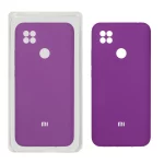 قاب سیلیکونی پاک کنی محافظ لنزدار اورجینال Xiaomi Redmi 10A / Redmi 9C / Poco C31 - ارغوانی (پک اصلی)