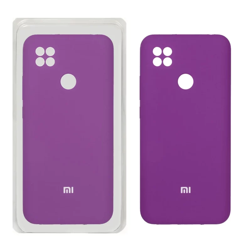 قاب سیلیکونی پاک کنی محافظ لنزدار اورجینال Xiaomi Redmi 10A / Redmi 9C / Poco C31 - ارغوانی (پک اصلی) - تصویر 2