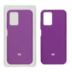 قاب سیلیکونی پاک کنی اورجینال Xiaomi Redmi Note 10 4G / Redmi Note 10S / Poco M5S - ارغوانی (پک اصلی)