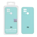 قاب سیلیکونی پاک کنی اورجینال Master Quality مدل Xiaomi Redmi 10C / Redmi 10 Power / Poco C40 - سبز آبی (پک دار)